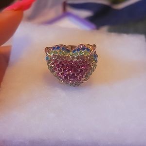 Heart ring Muti colored